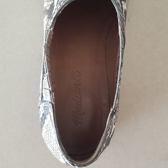 Madewell Chelsea Snake Embossed Leather Booties Boots - Picture 7 of 7